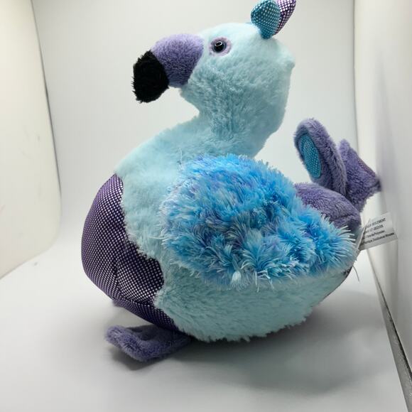 Ganz Webkinz Blufadoodle Purple Blue Bird Plush 9" Stuffed Animal HM453 - Picture 2 of 10